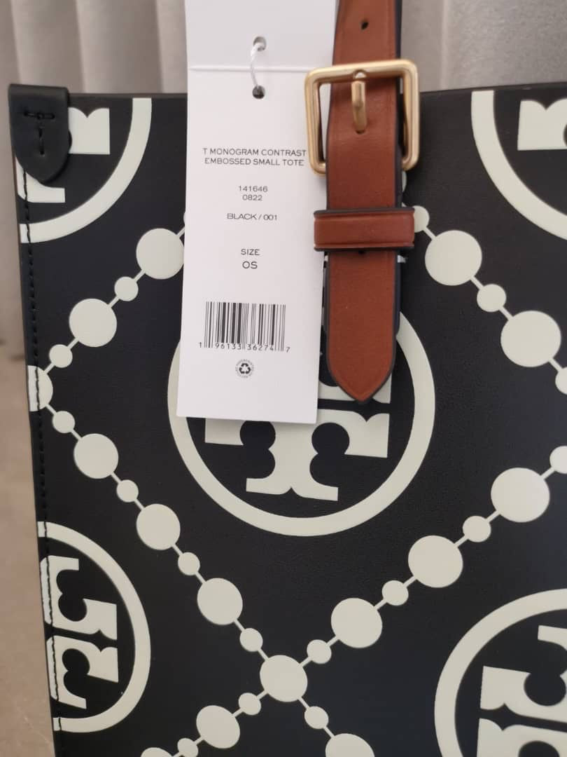 TORY BURCH MINI T MONOGRAM TOTE
