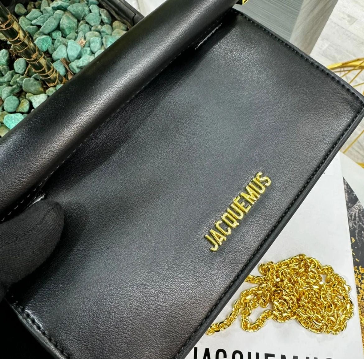 JACQUEMUS SMALL RONDE CARRÈ CLUTCH