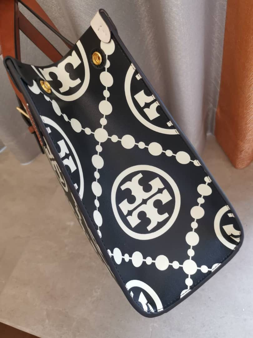 TORY BURCH MINI T MONOGRAM TOTE