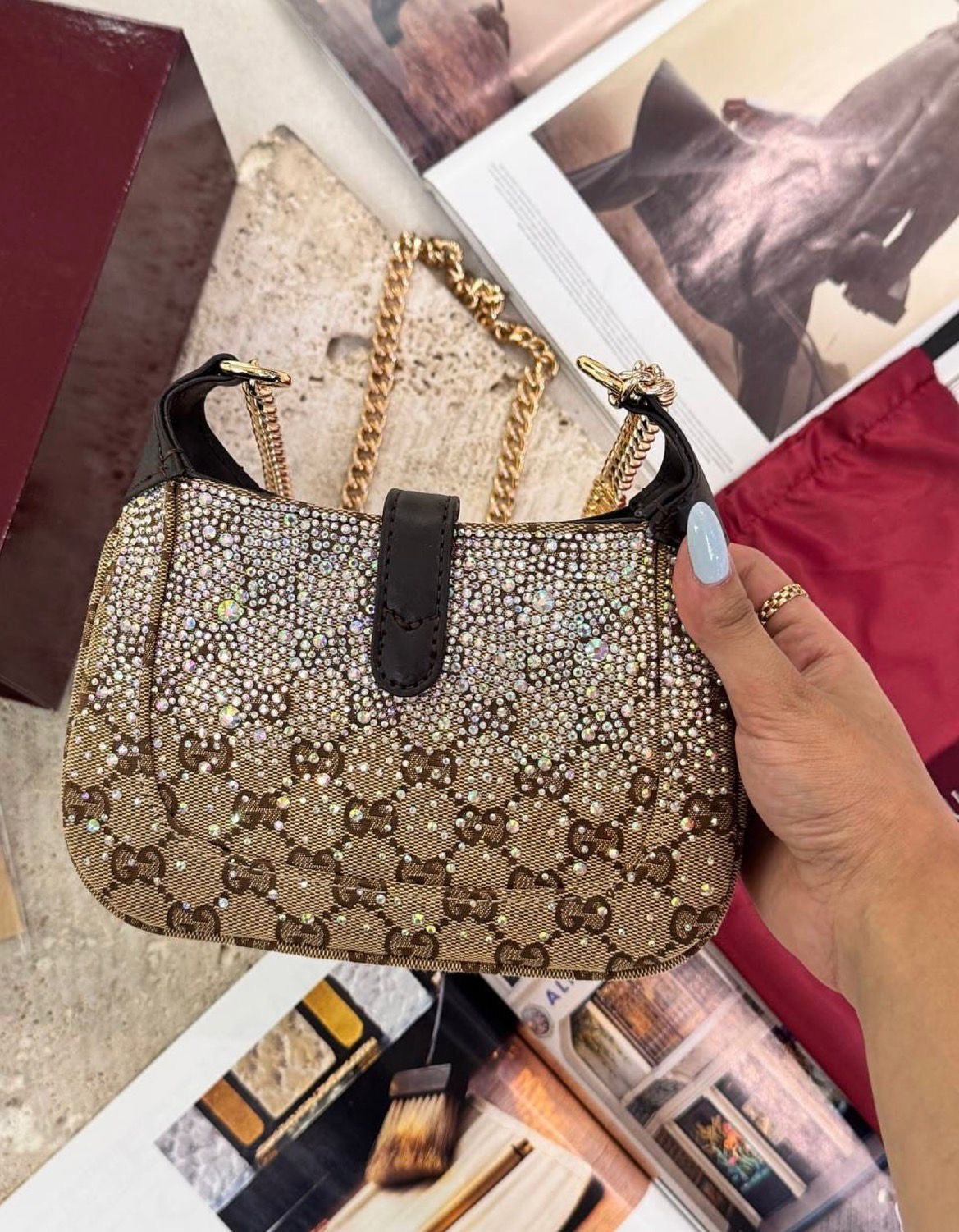 GUCCI JACKIE NOTTE MINI BAG