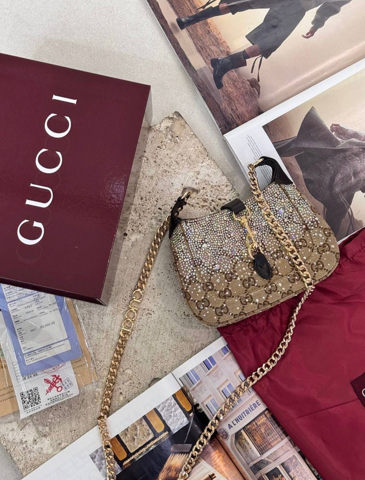 GUCCI JACKIE NOTTE MINI BAG
