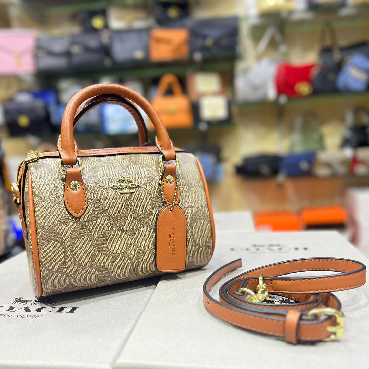 COACH MINI ROWAN CROSS BODY BAG