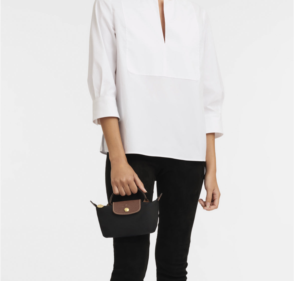 LONG CHAMP LE PLIAGE ORIGINAL POUCH WITH HANDLE
Black - Canvas