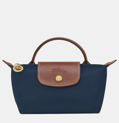 LONG CHAMP LE PLIAGE  POUCH WITH HANDLE
Navy - Recycled Canvas
