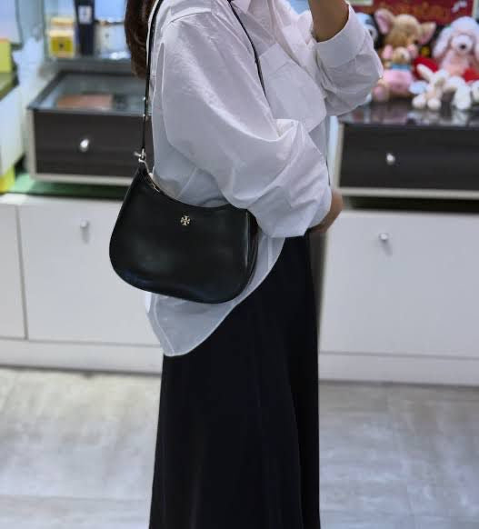 TORY BURCH EMERSON SHOULDER BAG BLACK