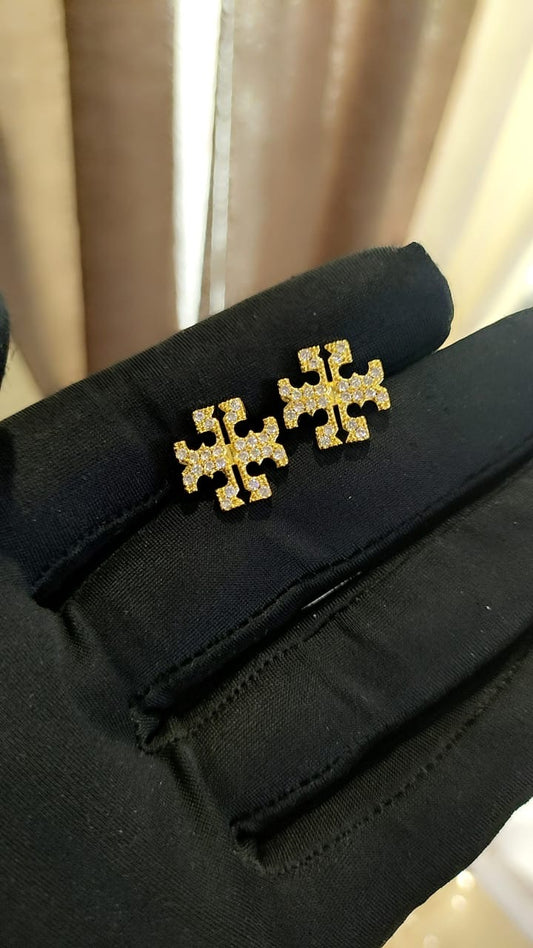 TORY BURCH KIRA CRYSTAL STUDS