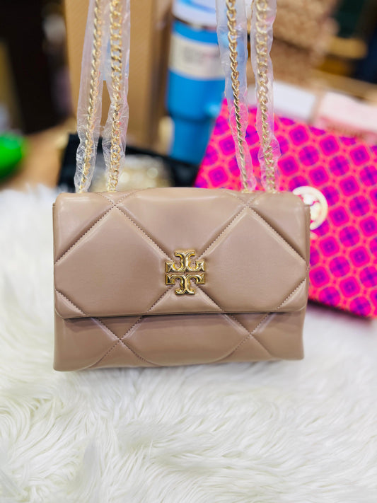 *TORY BURCH*
 KIRA DIAMOND QUILT CONVERTIBLE SHOULDER BAG