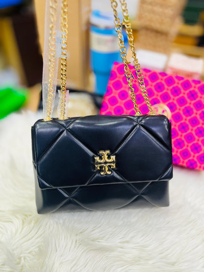 *TORY BURCH*
 KIRA DIAMOND QUILT CONVERTIBLE SHOULDER BAG