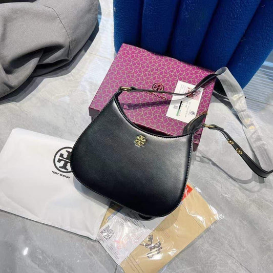 TORY BURCH EMERSON SHOULDER BAG BLACK